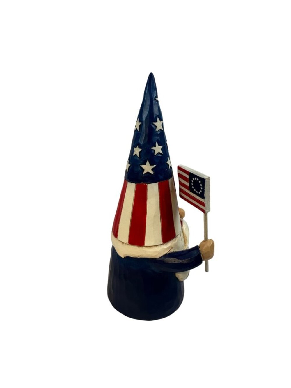 Jim Shore Patriotic Gnome Figurine Betsy Ross Flag Stars & Stripes Hat Americana - Picture 3 of 7